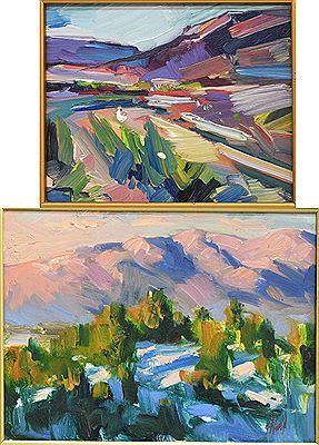New Mexico Landscapes (2) by Don Ward - Auction record, sale price, and art valuation. Compare with similar artists and explore comparable artworks.