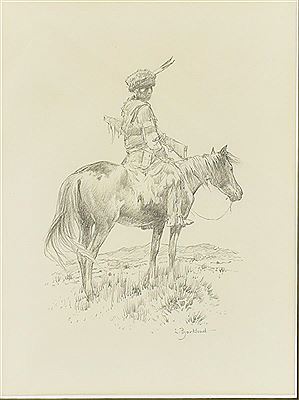 Indian Rider on Horseback