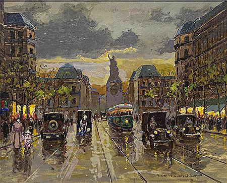 Paris Street Scene