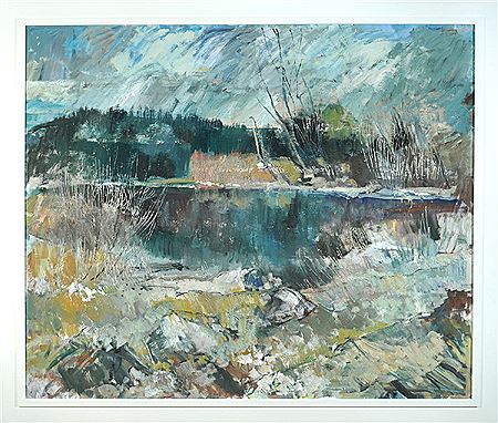 Bewaldete Seelandschaft by Arnulf Heimhofer - Auction record, sale price, and art valuation. Compare with similar artists and explore comparable artworks.