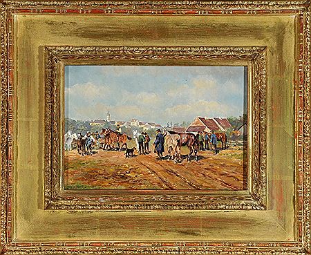 Sample artwork by Paul Haslbauer (1919 - 2016), known for landscape painting - View similar artists and auction records