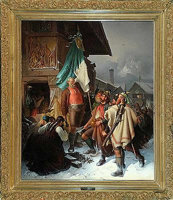 Balthasar Mayr, der Schmied von Kochel zieht mit den Bauern seinem Fürsten Max Emanuel zu Hilfe by Philipp Sporrer - Auction record, sale price, and art valuation. Compare with similar artists and explore comparable artworks.
