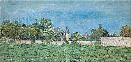 VEIW OF MEAUX, 1927 by Sigizmund (Ziga) Valishevsky - Auction record, sale price, and art valuation. Compare with similar artists and explore comparable artworks.