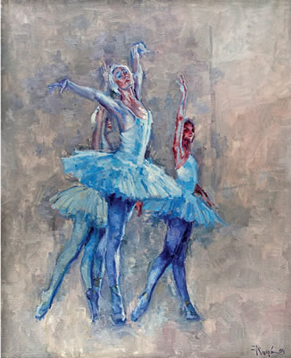 Coreografía 3 bailarinas