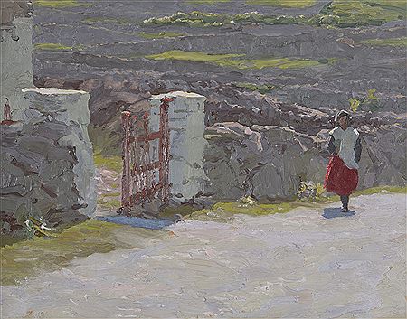 Figure on A COuntry Path