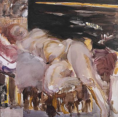 Nude with Night Painting