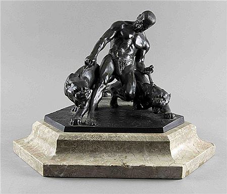Gladiateur et panthères