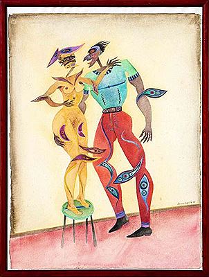 Sample artwork by Edouardo Amarante (20th century) - View similar artists and auction records