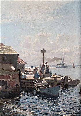An der Fähre in Ekensund