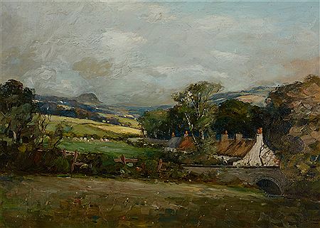 "Loudon Hill, Ayrshire" by John McNicol - Auction record, sale price, and art valuation. Compare with similar artists and explore comparable artworks.