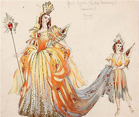 A. Fé d'or et son elfe,B. Aurore et son page(2)