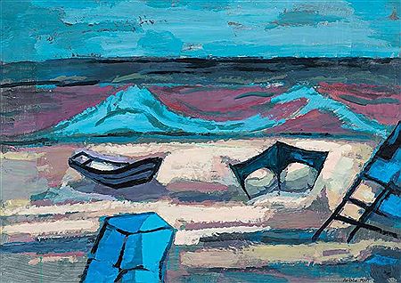 Sample artwork by Manfred Zoller (Born 1947), known for painting - View similar artists and auction records