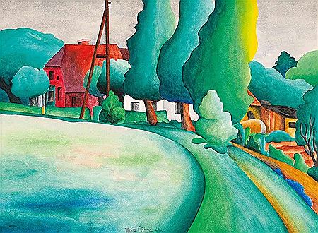 Nördliche Landschaft II - Fulge Nr. 4 und 5 by Wasja Gotze - Auction record, sale price, and art valuation. Compare with similar artists and explore comparable artworks.