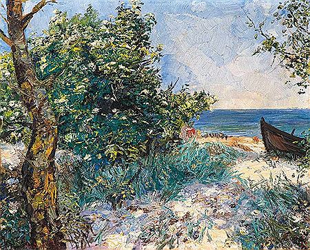Heißer Sommertag am Meer