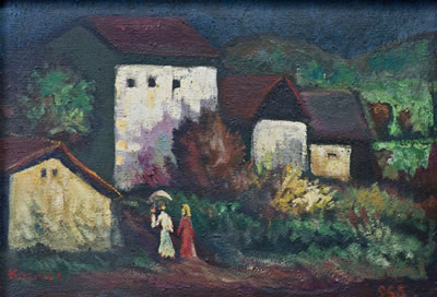 Sample artwork by Istvan Kozma (Born 1937), known for painting - View similar artists and auction records