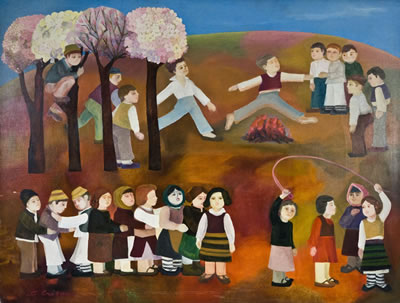 "Jocuri de copii" by Constanta Crisan - Auction record, sale price, and art valuation. Compare with similar artists and explore comparable artworks.