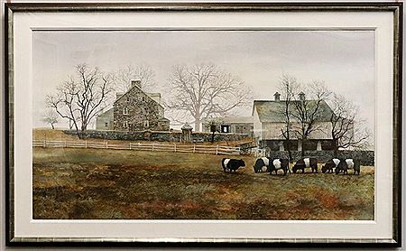 "Belted Galloway" by Peter Sculthorpe - Auction record, sale price, and art valuation. Compare with similar artists and explore comparable artworks.