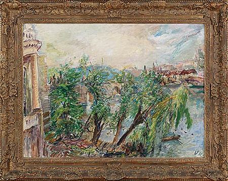 View from the Monastery of the Knights of the Cross with a Red Star, 1934