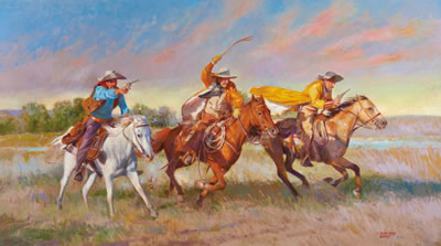 The Wild Bunch by Sherry Blanchard Stuart - Auction record, sale price, and art valuation. Compare with similar artists and explore comparable artworks.