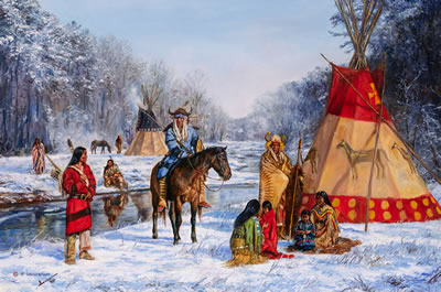 Blackfeet Winter Camp