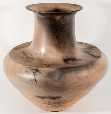 Horse Hair Long Neck Micaceous Pot by Jacobo De La Serna - Auction record, sale price, and art valuation. Compare with similar artists and explore comparable artworks.