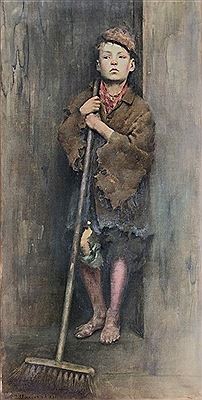 'Only a poor little crossing sweeper'