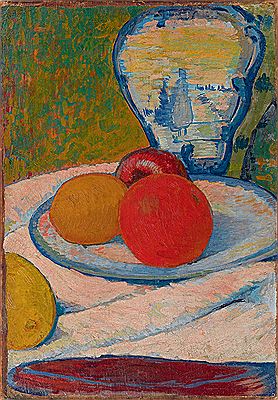 Still Life with Fruit and vase of Delft by Jan Verkade - Auction record, sale price, and art valuation. Compare with similar artists and explore comparable artworks.