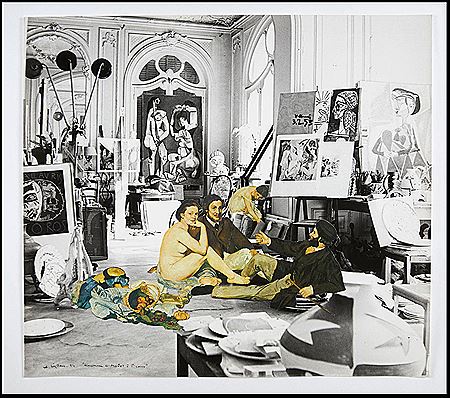Sample artwork by Andre Villers (1930 - 2016), known for photograph of artists, collage, carvings and painting, portrait specialty-picasso - View similar artists and auction records