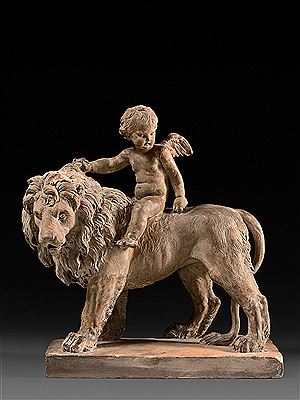 Love riding a lion by Augustin Pajou - Auction record, sale price, and art valuation. Compare with similar artists and explore comparable artworks.