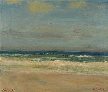 View of the coast in Skagen by Valdemar Secher - Auction record, sale price, and art valuation. Compare with similar artists and explore comparable artworks.