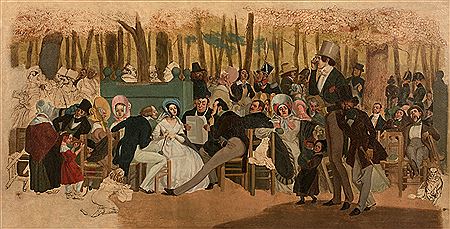 Sample artwork by Jean Ignace Isidore Gerard Grandville (1803 - 1847), known for satirical art, caricatures for magazines and books, lithographs, drawings - View similar artists and auction records