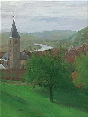 Sample artwork by Josef Versl (1901 - 1993), known for painting - View similar artists and auction records