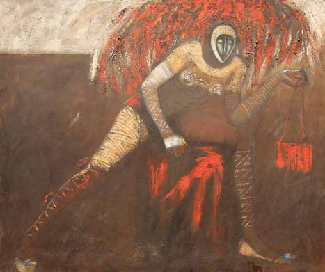 HYBRID (THE POSE) by Joshua Nmesirionye - Auction record, sale price, and art valuation. Compare with similar artists and explore comparable artworks.