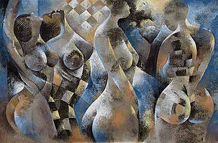 Sample artwork by Wisdom Kudowor (Born 1957), known for painting - View similar artists and auction records