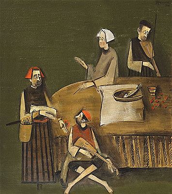 Personajele by Sorin Ilfoveanu - Auction record, sale price, and art valuation. Compare with similar artists and explore comparable artworks.