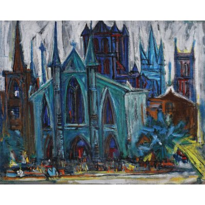 Cathédrale by Marcel Janco - Auction record, sale price, and art valuation. Compare with similar artists and explore comparable artworks.