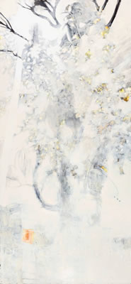 Sample artwork by Jessica Webster (Born 1981), known for symbolic landscape painting - View similar artists and auction records