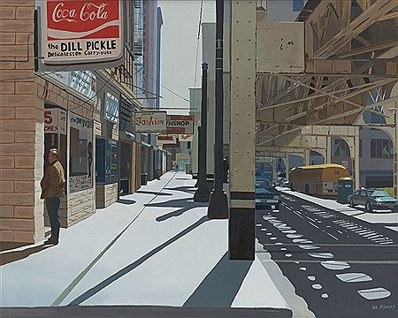Sample artwork by Jon McDonald (20th century), known for figure - View similar artists and auction records