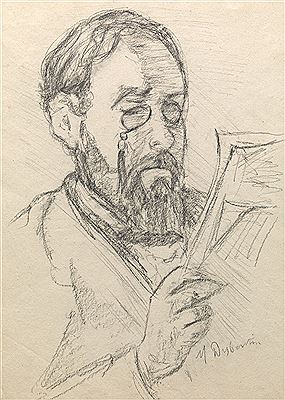 Portrait of a Gentleman reading the paper