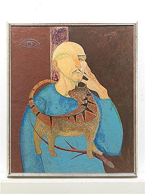 "Self Portrait with Pharoah", 1968