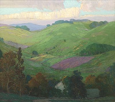 "Fertile Valley", 1925 by James Topping - Auction record, sale price, and art valuation. Compare with similar artists and explore comparable artworks.