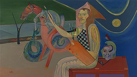"Saint George Self Portrait"