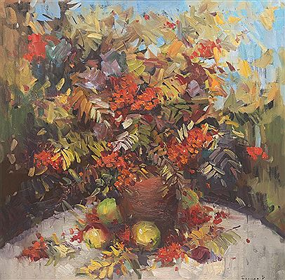 "Rowan. Autumn" by Roman Bilyaev - Auction record, sale price, and art valuation. Compare with similar artists and explore comparable artworks.