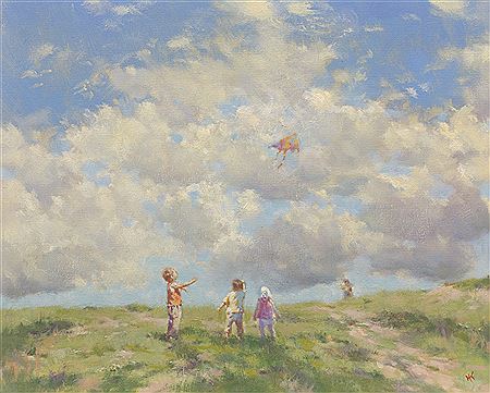 "Kite"-From the series "Memories of Childhood"