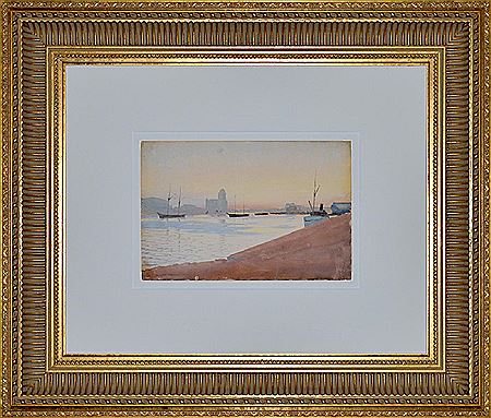 Morning in the port