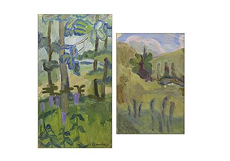 Lot of 2 landscapes (2)