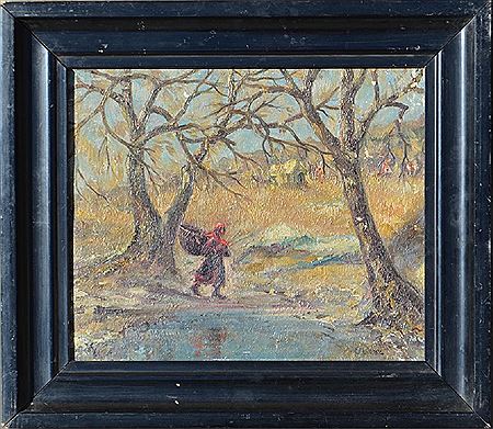 Landscape by Eugeny Borisovich Oks - Auction record, sale price, and art valuation. Compare with similar artists and explore comparable artworks.