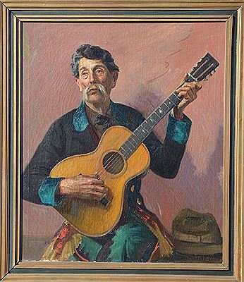 The guitar player