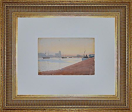 Morning in the port