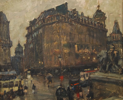 Vue de la Bourse à Bruxelles by Henri Logelain - Auction record, sale price, and art valuation. Compare with similar artists and explore comparable artworks.